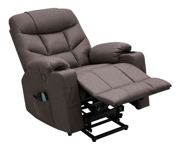 Masážní křeslo Hipocresias (hnědá)