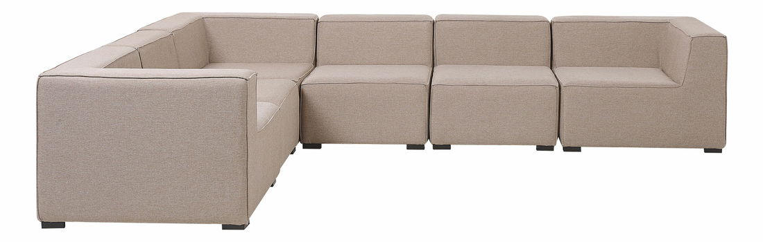 Zahradní sedací souprava ARRIVE (béžová) (pro 7 osob)