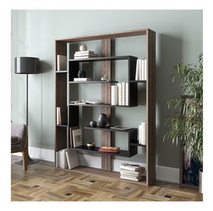 Regál Espanol (ořech + černá)