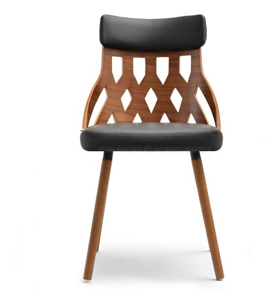 Židle Crab (ořech tmavý + ořech)