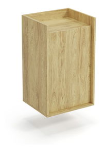 Skříňka Mozelle 1D (hikor + přírodní)