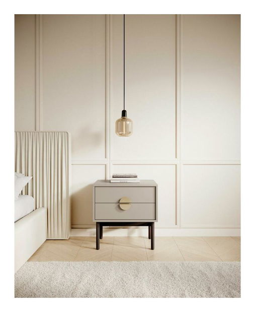 Noční stolek Stellia S3 (sivobéžová)