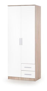 Šatní skříň Lappa (bílá + dub sonoma