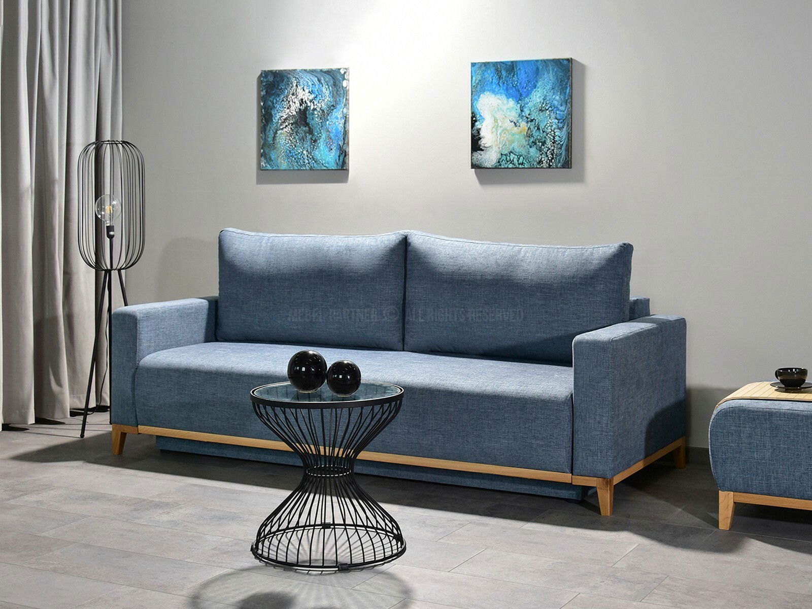 Pohovka dvousedačka Salida (dub)