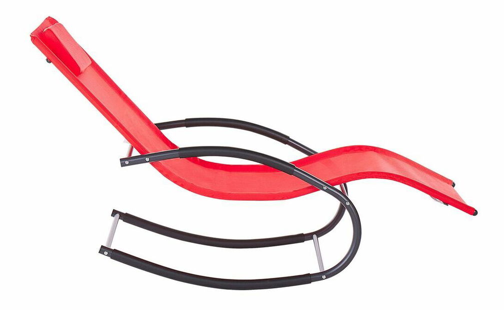 Zahradní houpací lehátko Carro (červená)