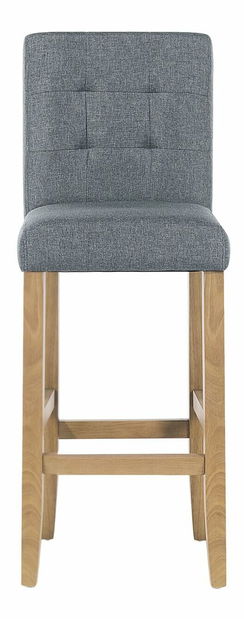 Barová židle MATON (textil) (šedá)