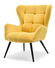 Křeslo Kikino (žlutá + černá)