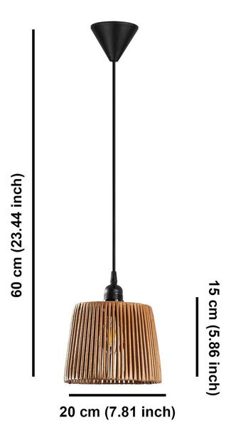 Stropní svítidlo Calemoltta 1 (přírodní)