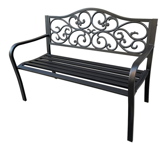 Zahradní lavička Ilta (černá)