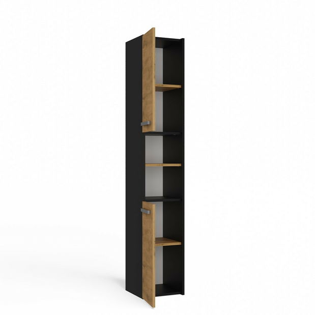 Koupelnová skříňka Samways 1 (antracit + dub artisan)