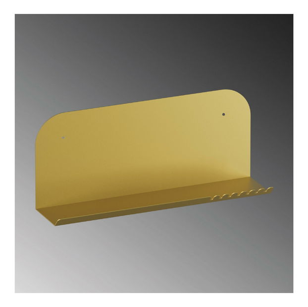 Nástěnná police Longoan 2 (zlatá)