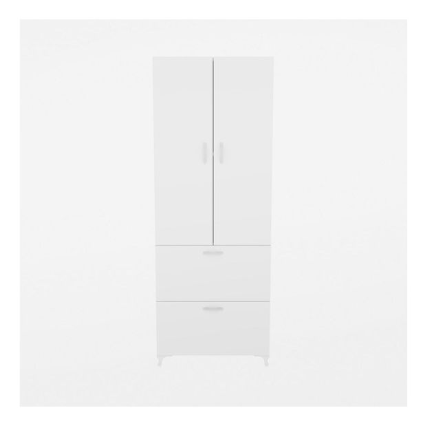 Policová skříň Yamal (bílá)