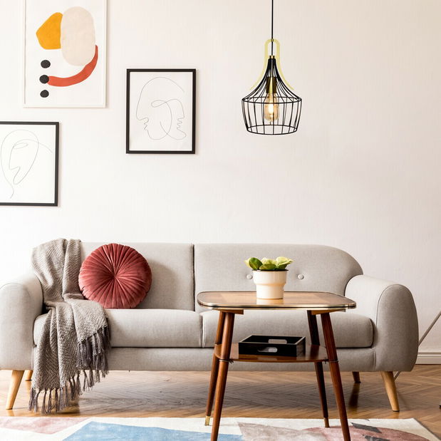 Závěsné svítidlo Diopsid 4925 (černá + zlatá)