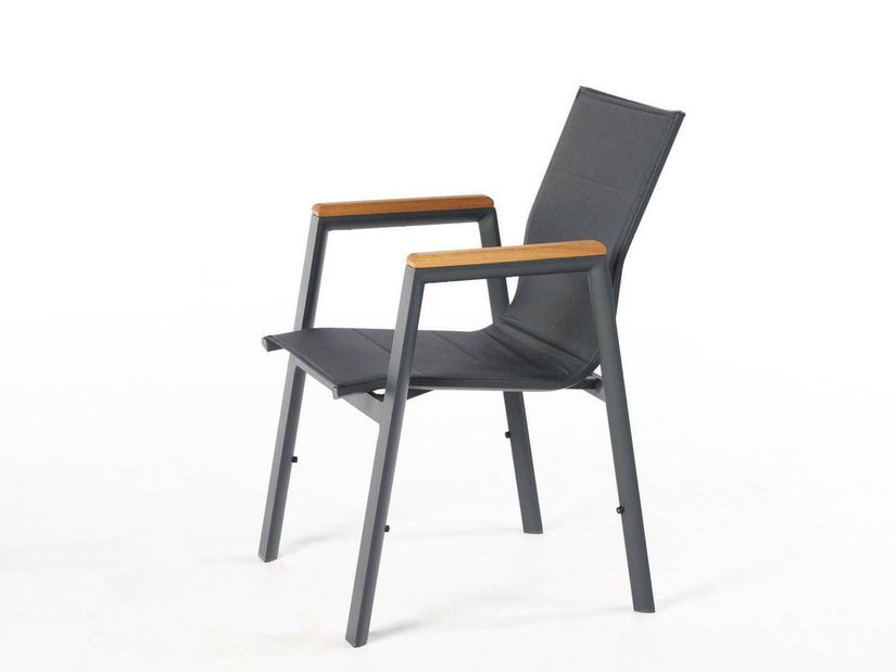 Zahradní jídelní židle Duluma (antracit)