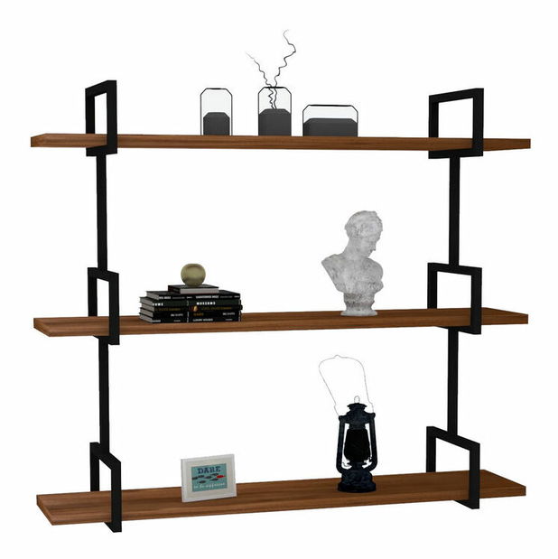 Nástěnná police Urally 1 (ořech)