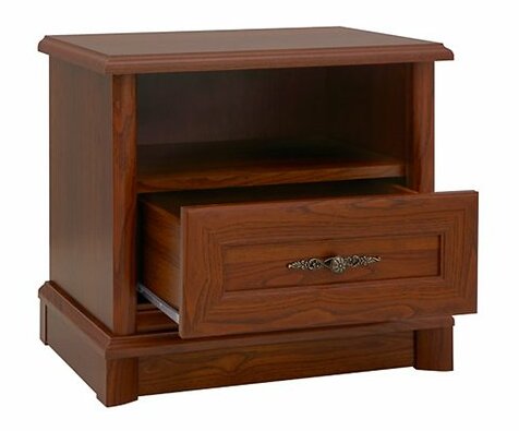 Noční stolek BRW KENT EKOM 1S (Kaštan)
