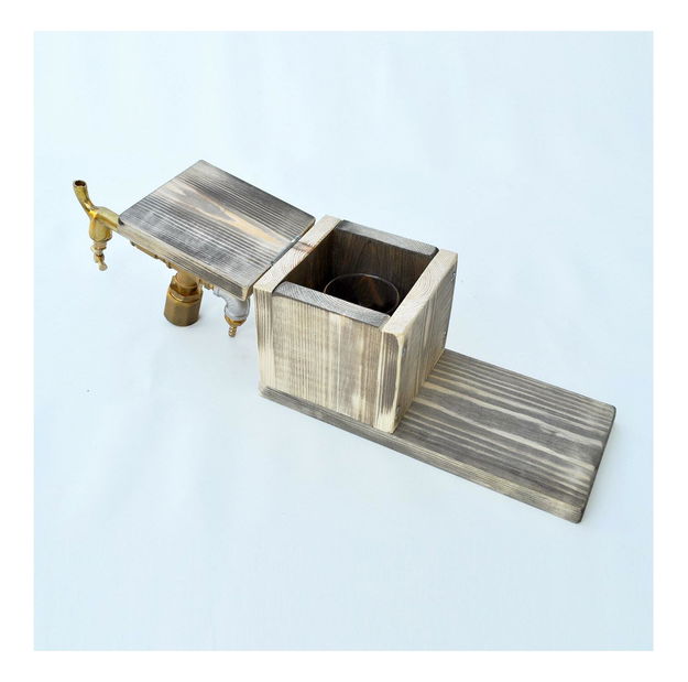 Dávkovač nápojů Libiki 2 (ořech + zlatá)