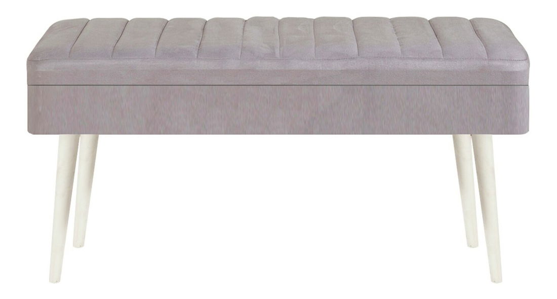 Jídelní set Vlasta 2 (bílá + šedá) (pro 6 osob)