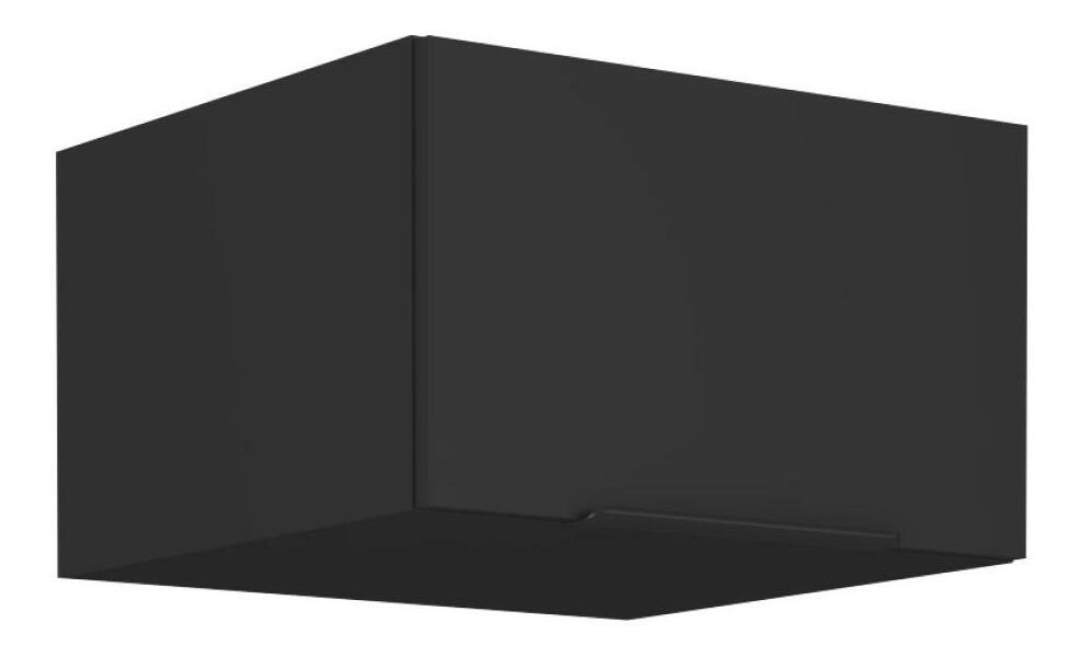 Horní kuchyňská skříňka Sobera 60 NAGU 36 1F (černá)