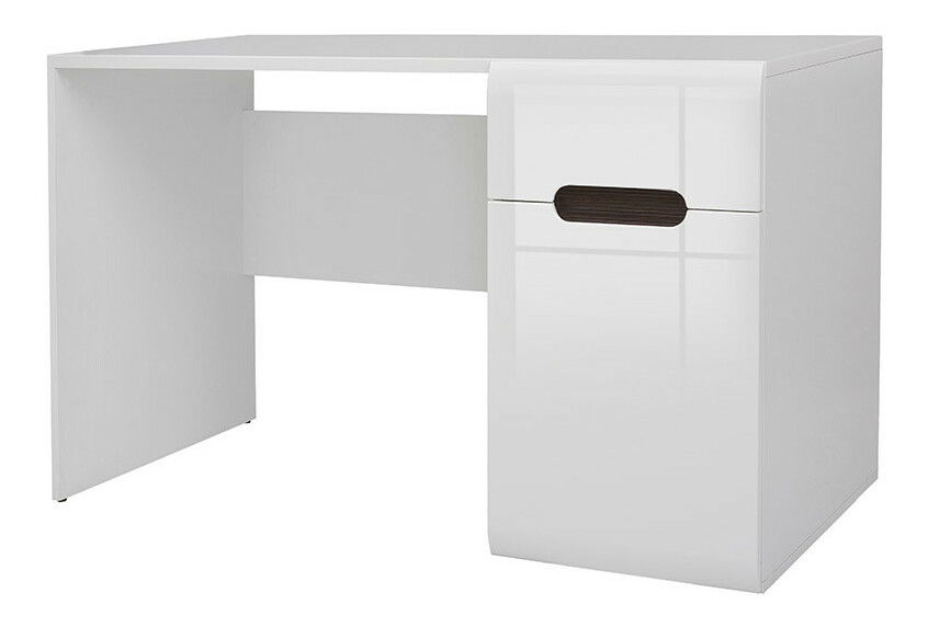 PC stolek BRW Azteca Trio BIU1D1S/8/12 (bílá + lesk bílý)