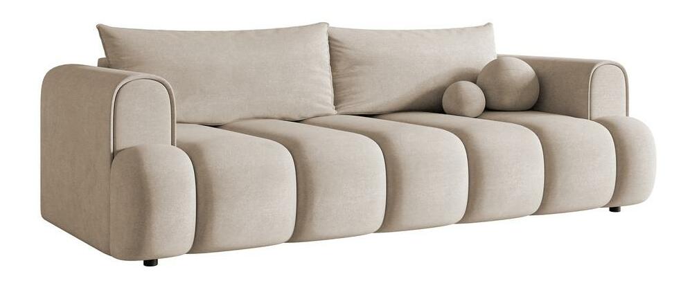 Pohovka trojsedačka Didier (béžová + černá)