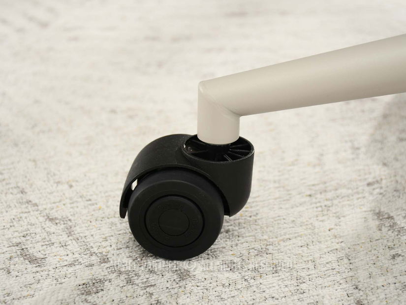 Židle Aukley (ořech + tmavě béžová + šedá)