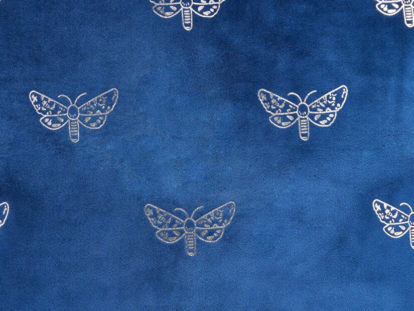 Sada 2 ozdobných polštářů 45 x 45 cm Yuzza (modrá)