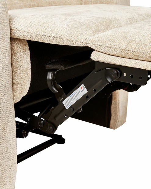 Relaxační křeslo Seabert (béžová) (s LED osvětlením)