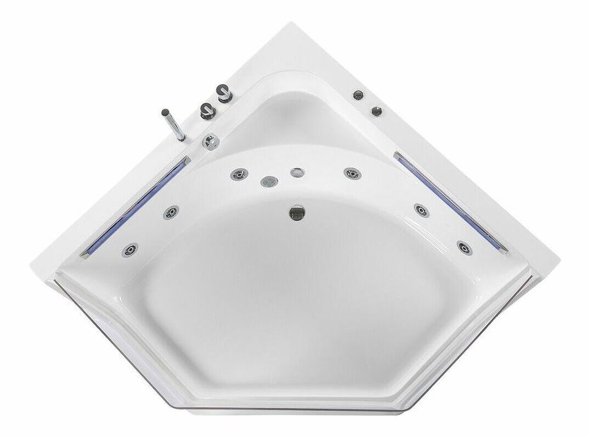 Vířivka s tryskami Cooper (bílá) (s LED osvětlením)