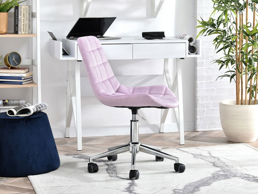 Židle Eleanor (šeřík + chromová)