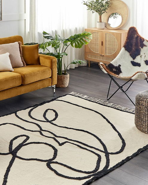 Koberec 160 x 230 cm Konnur (béžová)