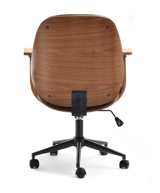 Křeslo Raynold (ořech + černá)