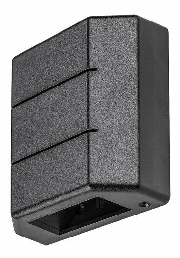 Venkovní nástěnné LED svítidlo Lippa (černá)