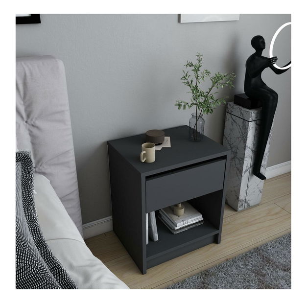 Noční stolek Shermen (antracit)