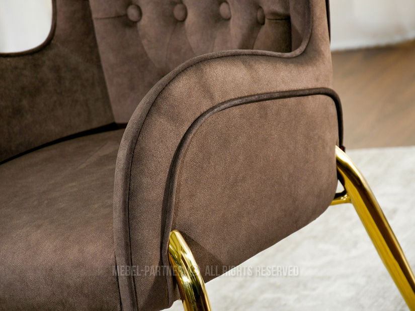 Jídelní židle Multe (zlatá)