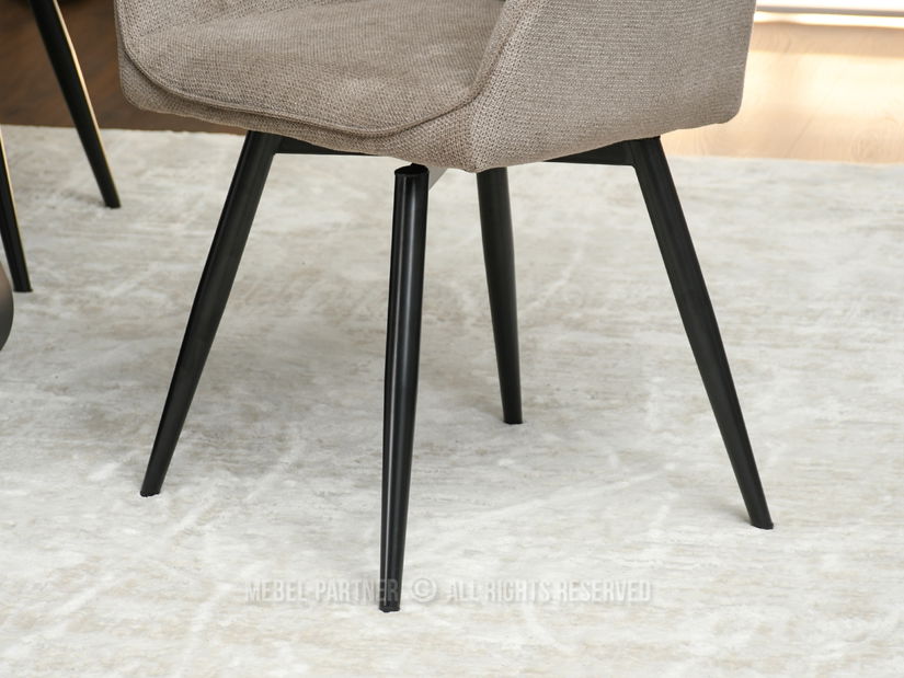 Židle Bonita (béžová + zlatá)