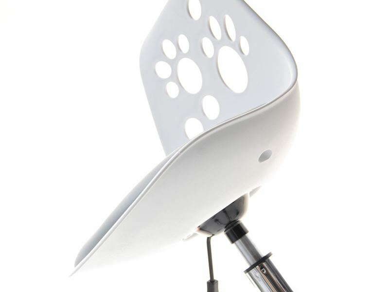 Dětská židle Footy (šedá + chromová)