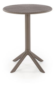 Zahradní stůl Caviar (khaki) (pro 2 osoby)