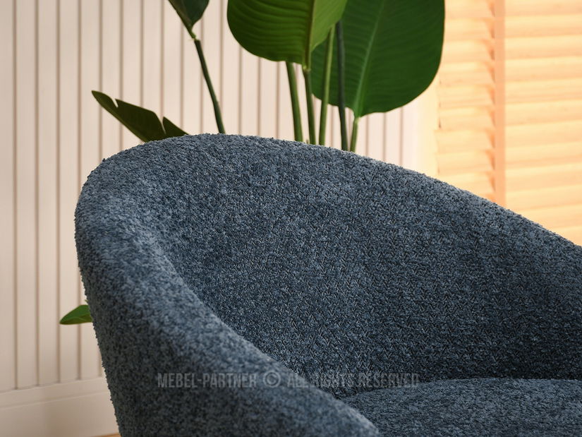 Křeslo Carma F (tmavě modrá + černá)