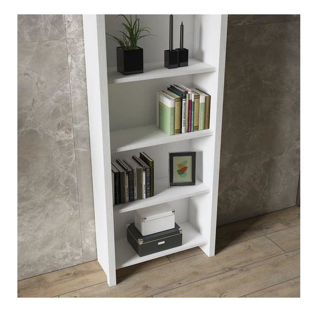 Regál Franc 7 (bílé dřevo)