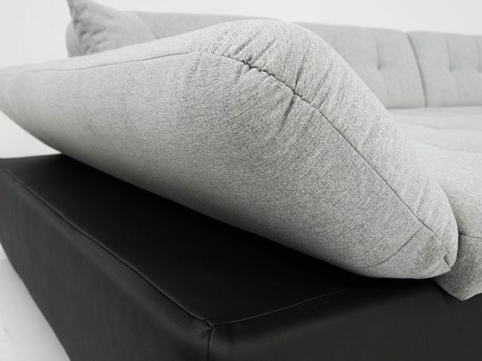 Rohová sedačka Calla (P) U (šedá)