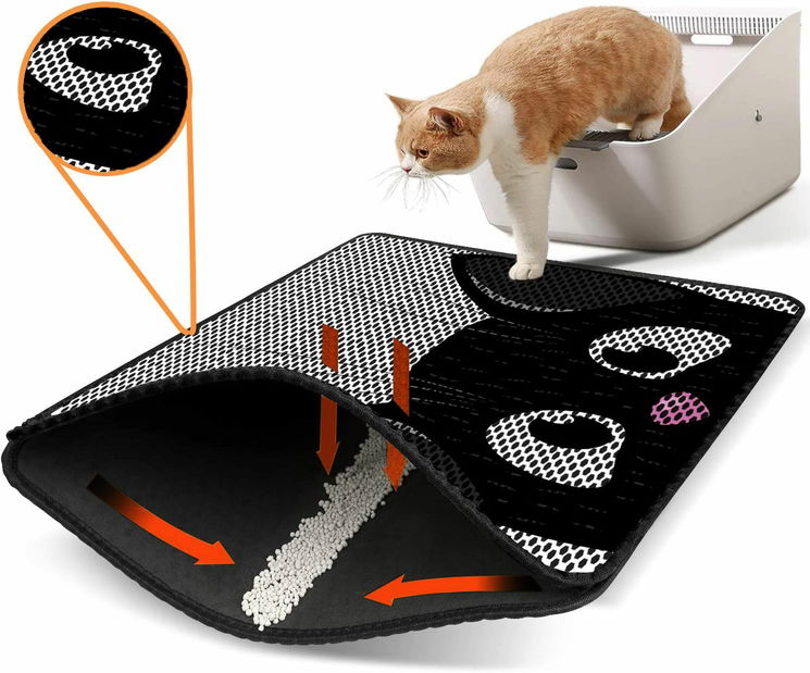 Podložka pod kočičí záchod Narasa 12 (vícebarevné)