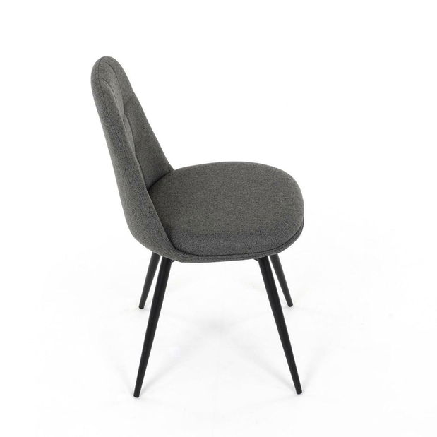 Jídelní židle Deleito (šedá)