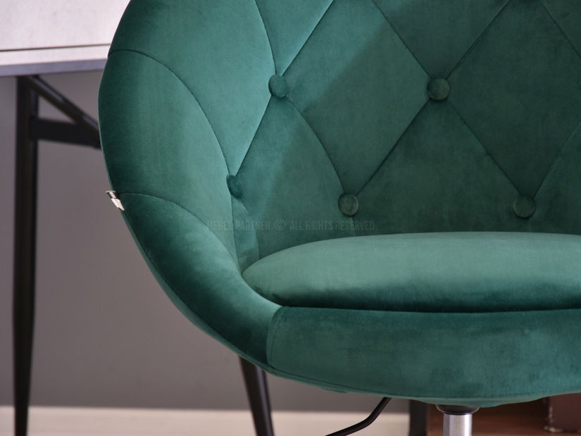 Křeslo Lush 4 (zelená + černá)