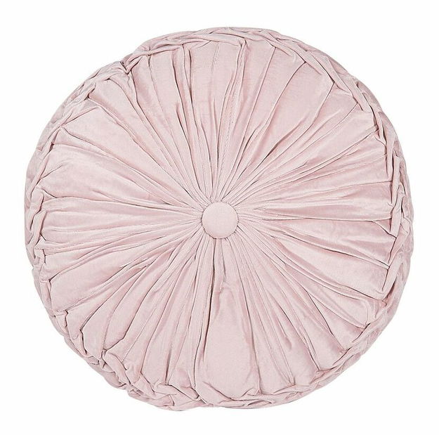 Ozdobný polštář ⌀ 40 cm Udy (růžová)