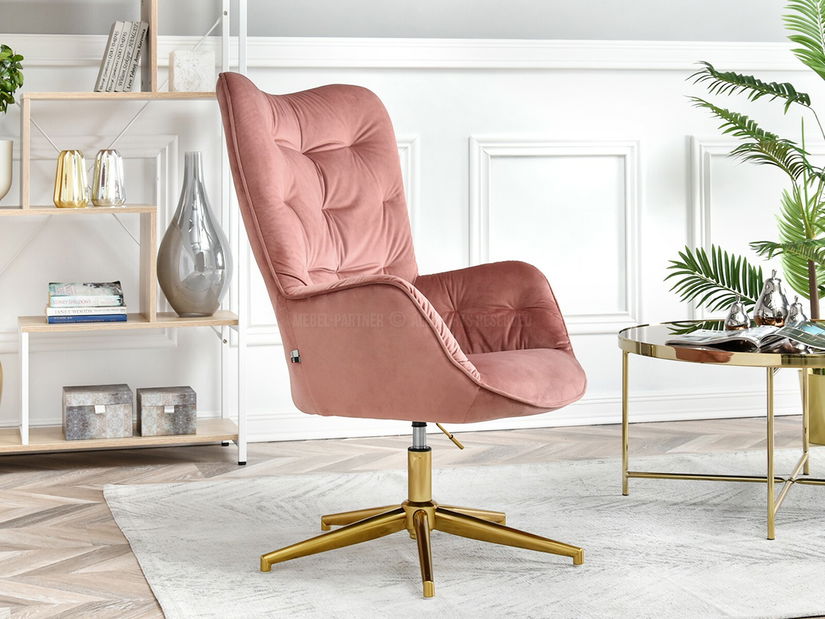 Křeslo Meryl (zlato)