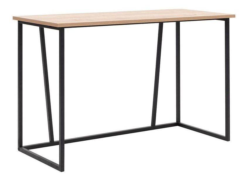 Psací stůl Nidupe 5 (dub safírový + černá)