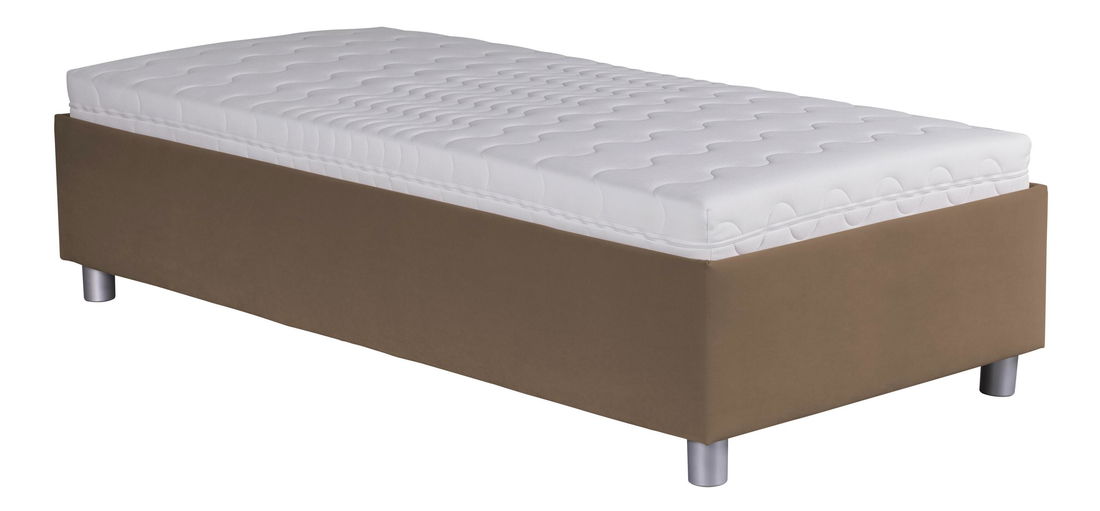 Jednolůžková postel 90 cm Blanár Neptun (hnědá) (s roštem)