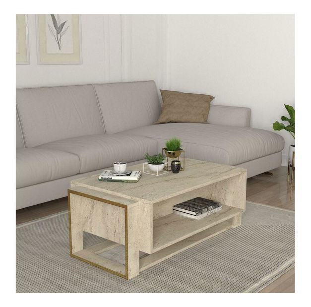 Konferenční stolek Biano (travertin)