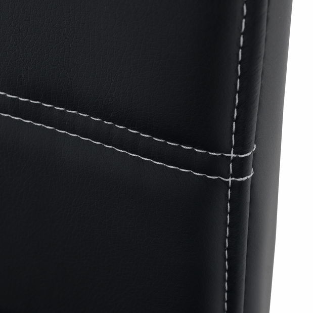 Jídelní židle Abalia New (černá + chrom)